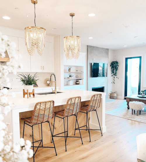 WICKER RATTAN BAR STOOL COPYCAT KENDRA FOUND IT